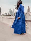 Quilted Coat Blue