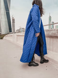 Quilted Coat Blue